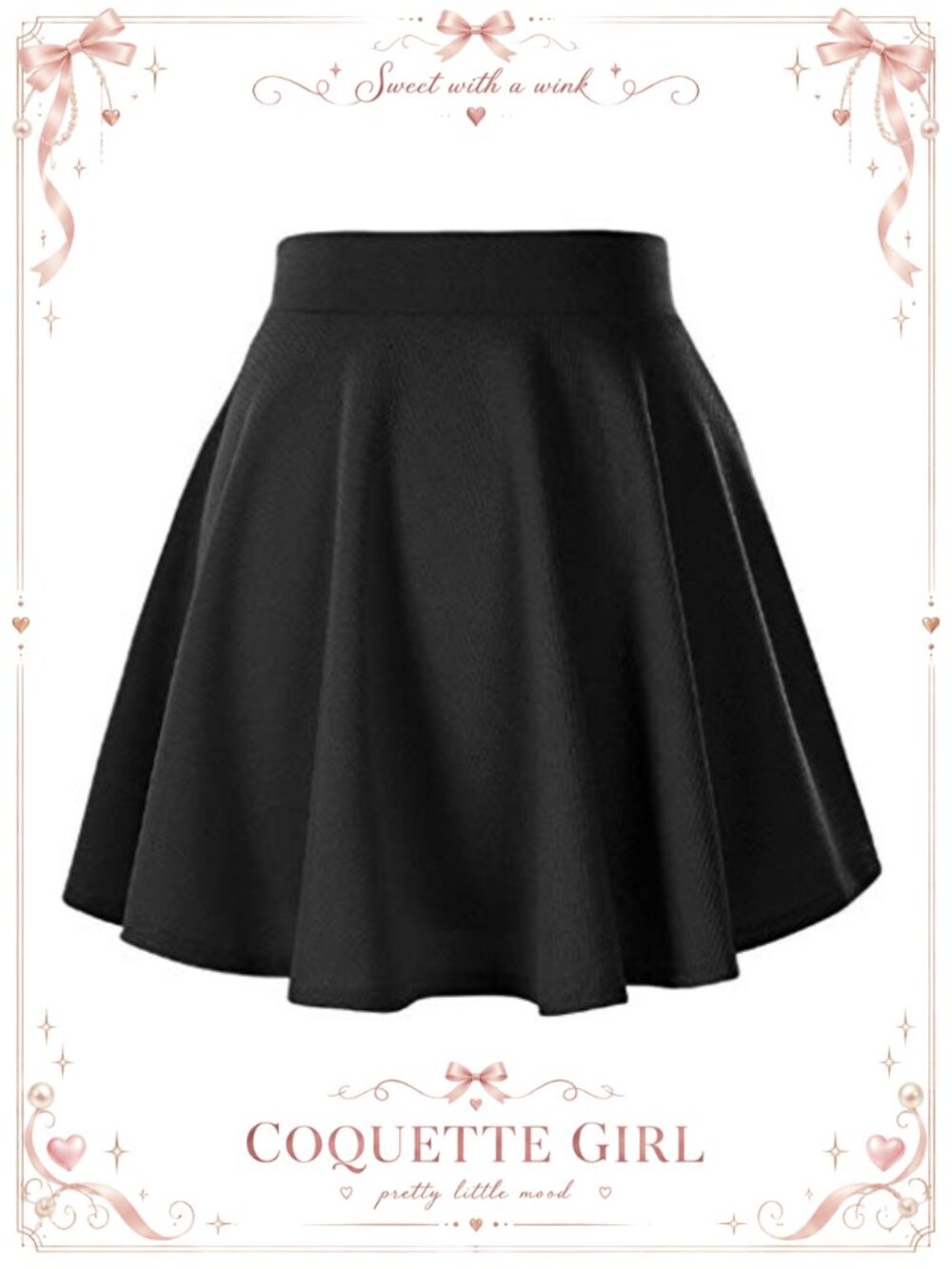 Women's Mini Skater Skirt Pleated Flared Stretch Waist 95% Polyester 5% Spandex